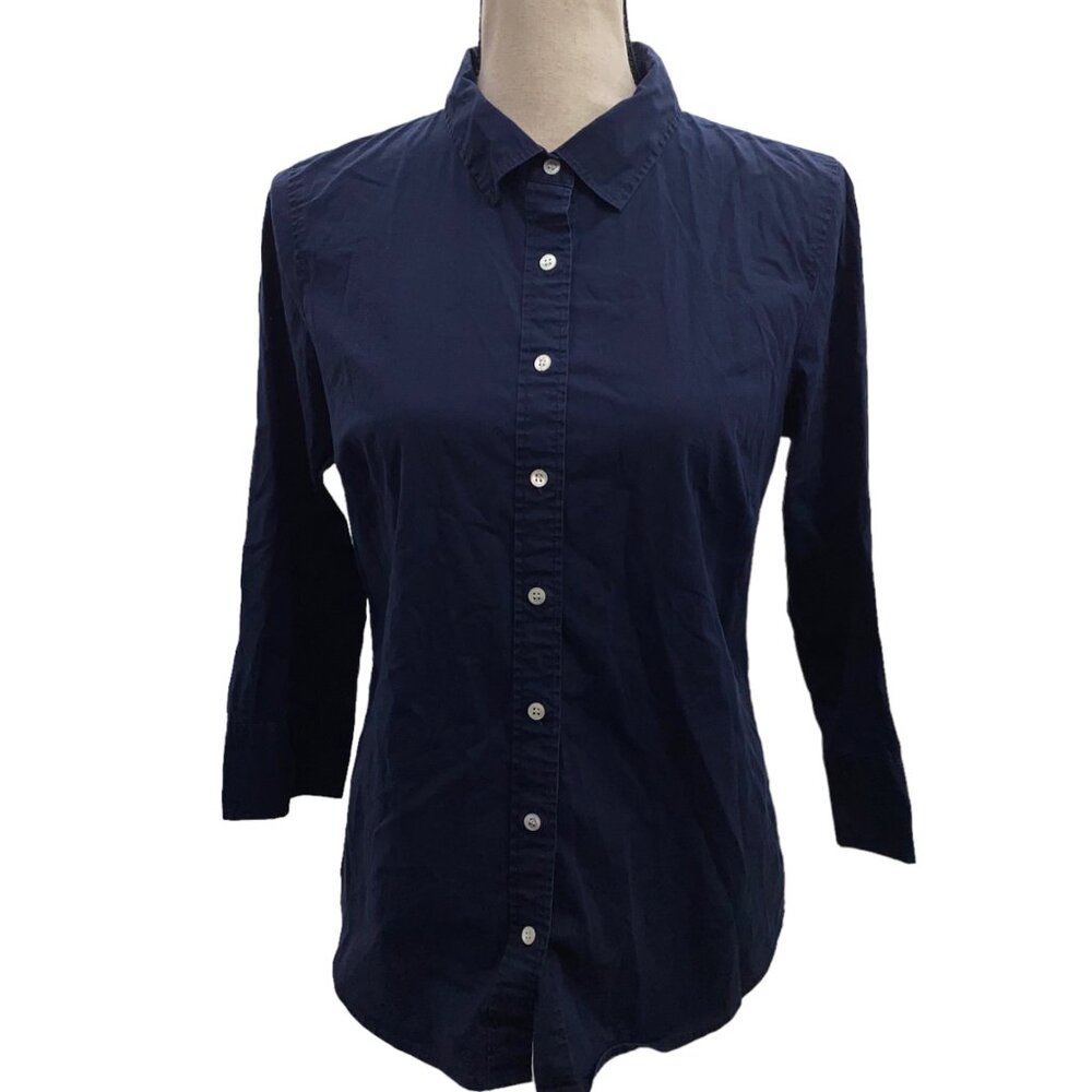 J.Crew Haberdashery Women’s Small Blue Blouse